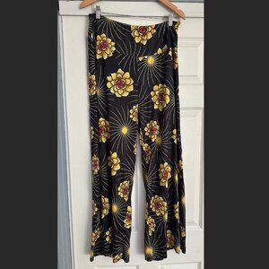 High Waisted Stretchy Wide Leg Pants